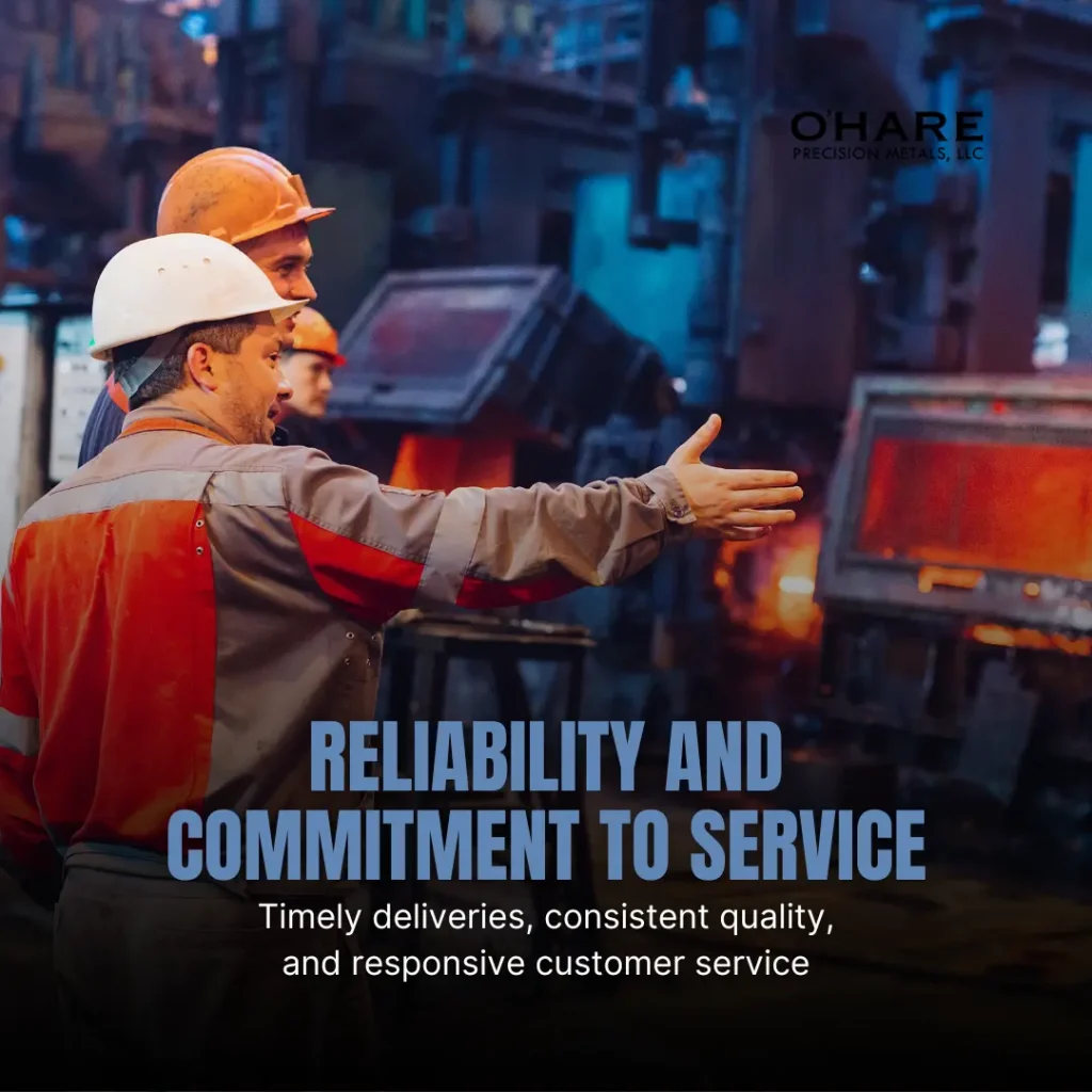 Reliability and commitment to service