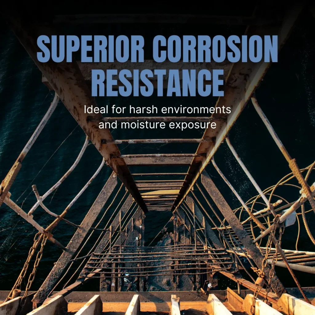 Superior Corrosion Resistance
