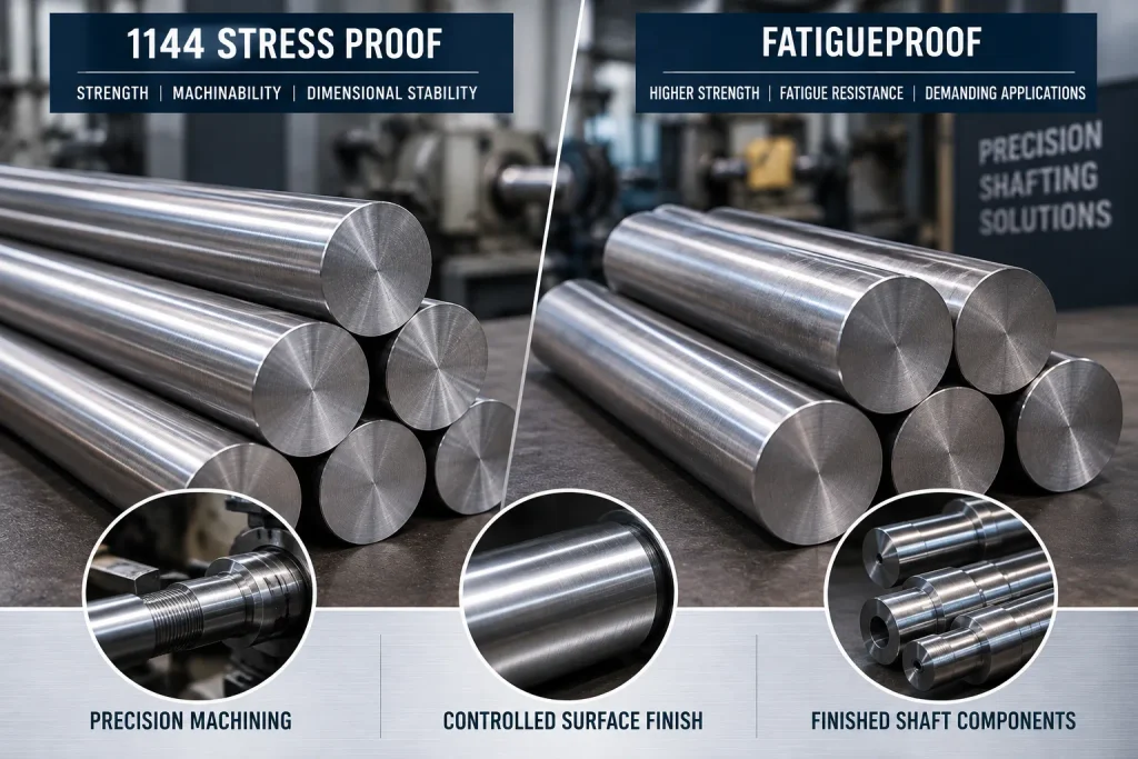 1144 Stress Proof steel bar for precision shaft machining