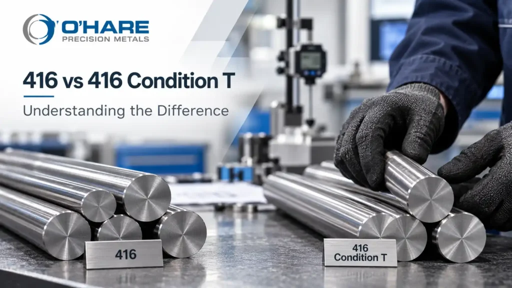 416 Stainless Steel Condition T vs Standard 416 Stainless Steel