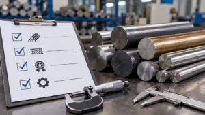 Tool Steel suplier Checklist